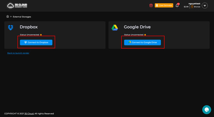 Connect to Google Drive or Dropbox